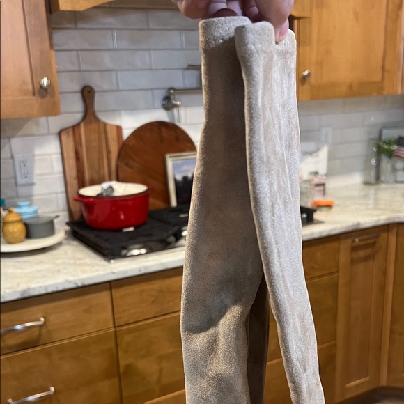 Chic Beige Over the Knee Boots - Picture 5 of 8